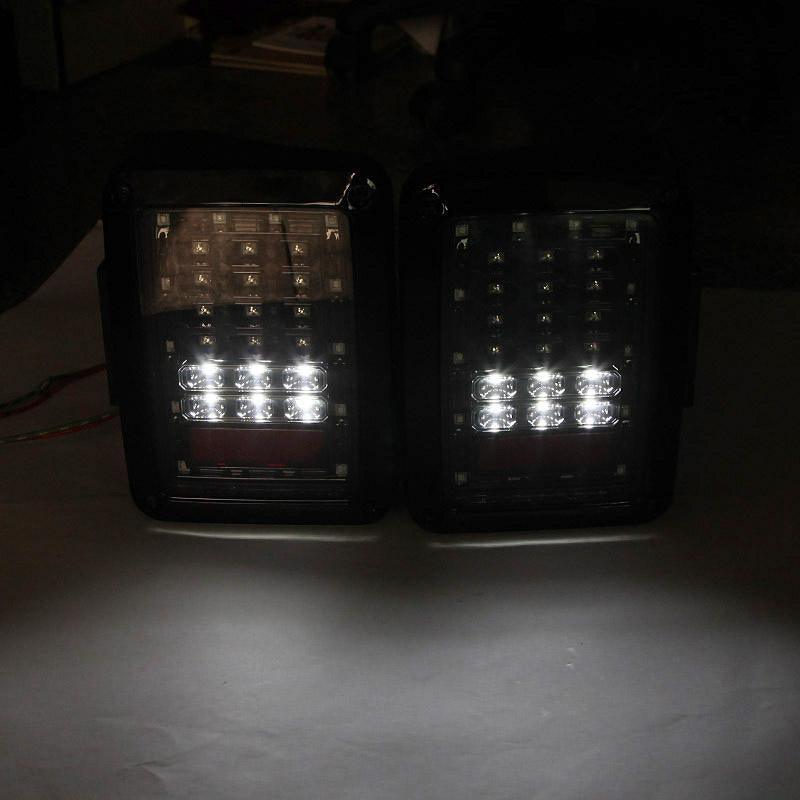 Feux Arrière LED Pour Jeep Wrangler JK 2007-2017 Version Américaine
