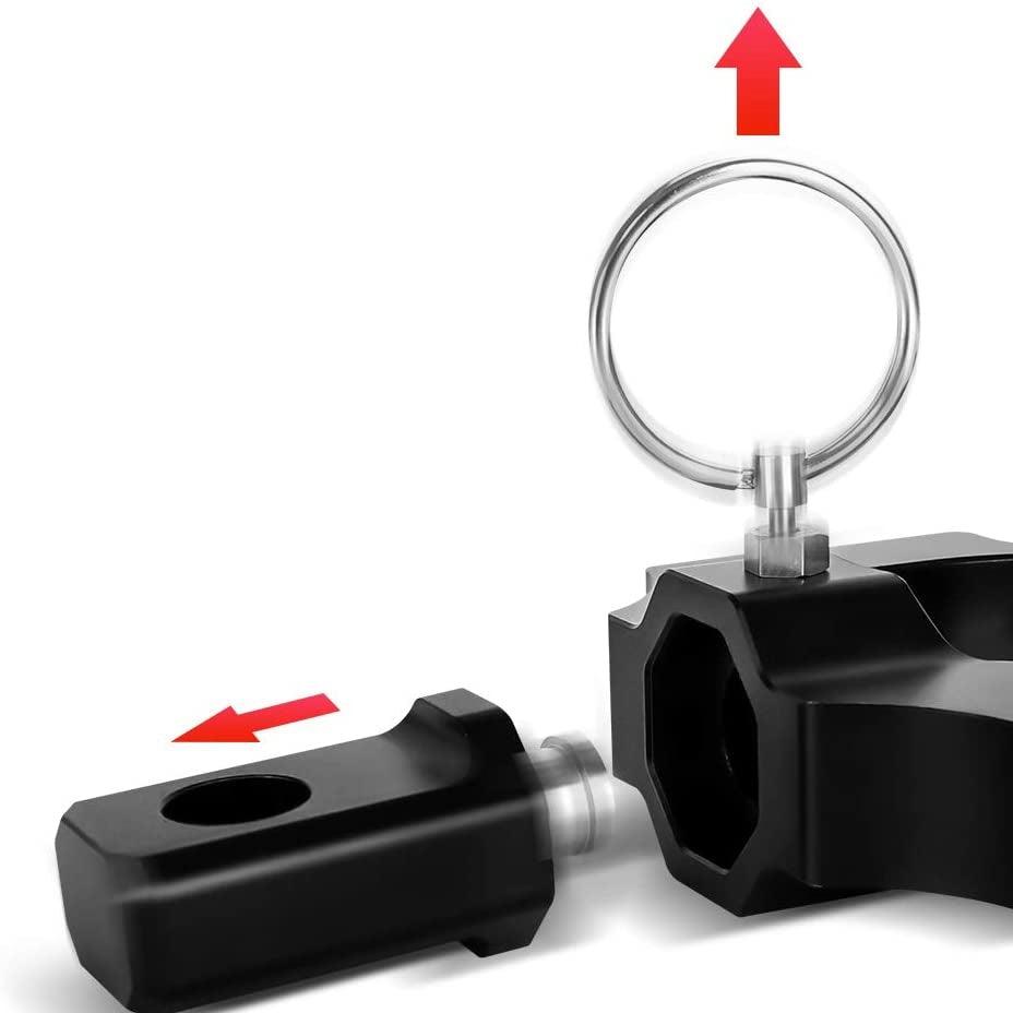 ضوء سوط LED RGB بطول 3 أقدام/4 أقدام مع تحكم عبر البلوتوث + حوامل تثبيت ضوء سوط للمركبات متعددة الاستخدامات (UTV) والمركبات رباعية الدفع (ATV) والمركبات على الطرق الوعرة