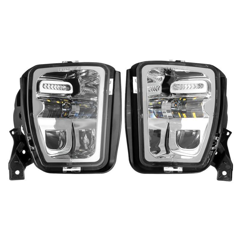(2pcs/set) 36W LED Fog Lights for Dodge Ram 1500 2013 2014 2015 2016 2017 2018 (Chrome)