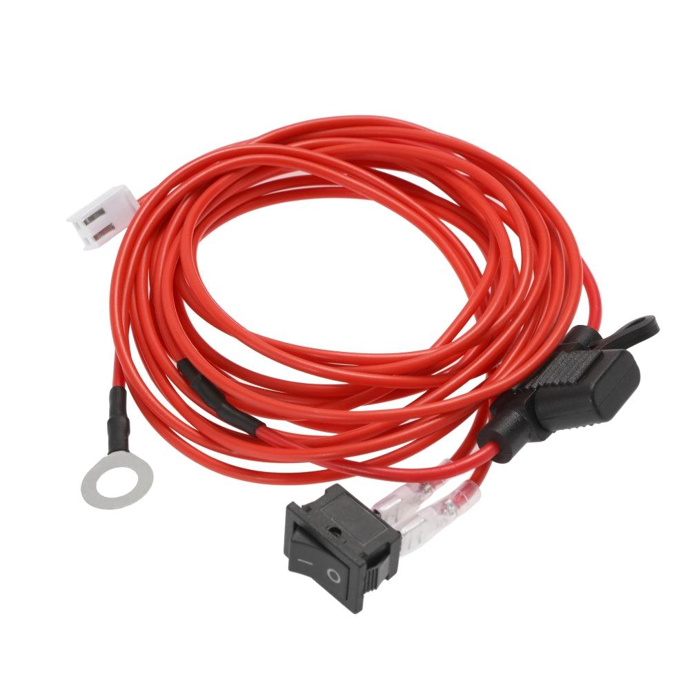 6.6FT 20AWG ACC Electrical Wire w/5A ATC Inline Blade Fuse Holder &amp; On/Off Switch