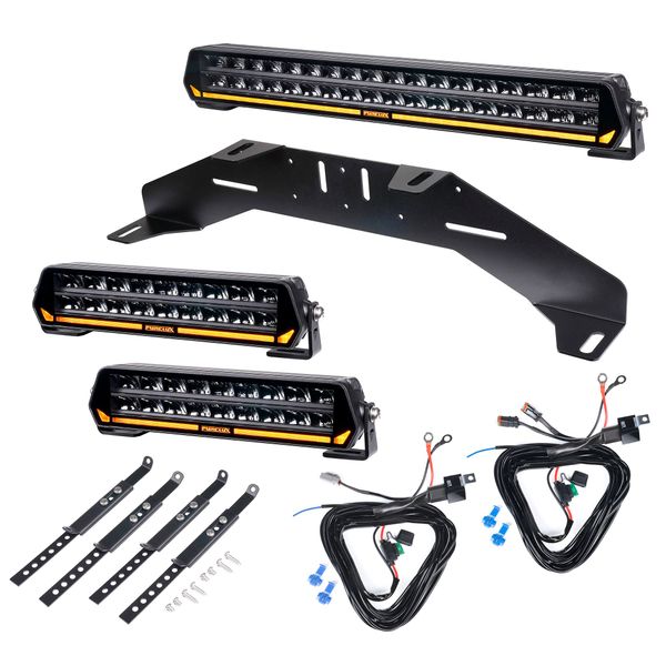 Kit de barres LED composé de trois barres LED Purelux