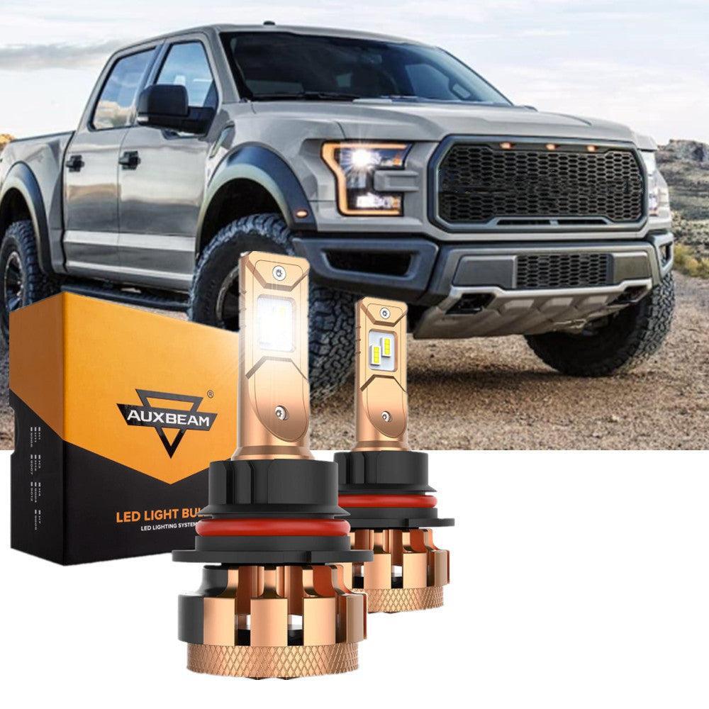 لسيارات فورد F150 F250 F350 F-16 Plus Series 2000-2004، مجموعة مصابيح LED مدمجة من Canbus 9007، فئة السيارات، 14000 لومن، شعاع عالي ومنخفض