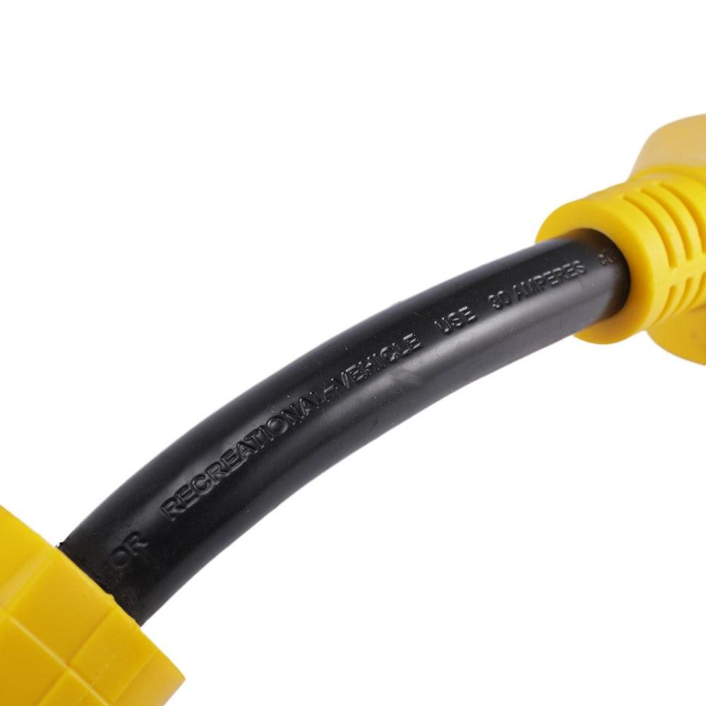 50 Amp Male to 30 Amp Female Adapter RV Electrical Converter Cord Cable