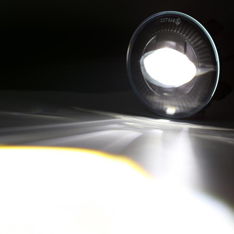 (قطعتان/مجموعة) مصابيح ضباب LED دائرية سوداء 24 وات 5202 GMC Acadia