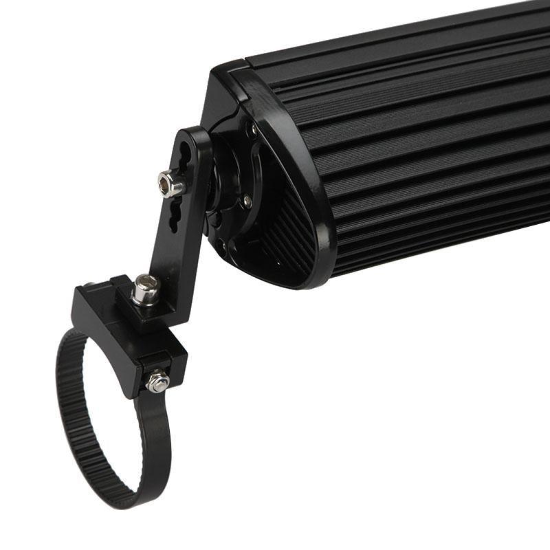 (قطعتان/مجموعة) طقم حامل تثبيت قضيب الإضاءة مقاس 2.5 بوصة مع مشابك قفص لفة قضيب الثور