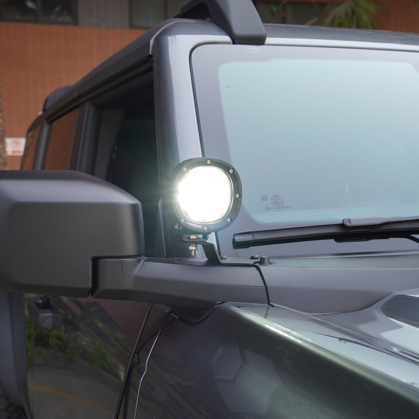 P4 Series | 4 Inch 90W 9000LM Round LED Driving Lights Flood White Pod Lights - Auxbeam  – éclairage LED auto