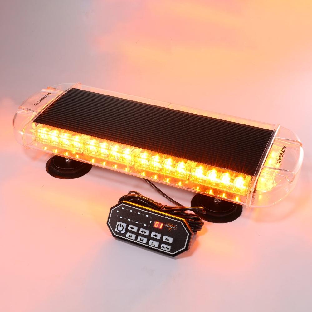 21.5" Rooftop Strobe Flashing Light Bar, 20 Flashing Modes Magnetic Mount Emergency Safety Warning Caution Beacon Lights
