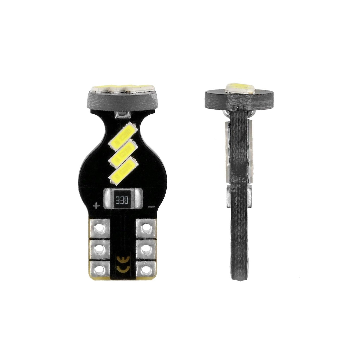 لمبات إضاءة داخلية LED T10 W5W 2825، 1.5 واط، أكثر سطوعًا بنسبة 300%، لون أبيض 6500 كلفن | 10 لمبات 