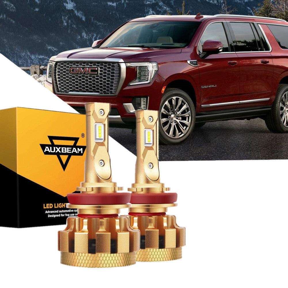 For 2017-2019 GMC Yukon(with halogen lamps) F-16 Plus Series Built-in Canbus Automotive Grade 14000LM LED Light Bulbs High Low Beam Bundle - Auxbeam  – éclairage LED auto