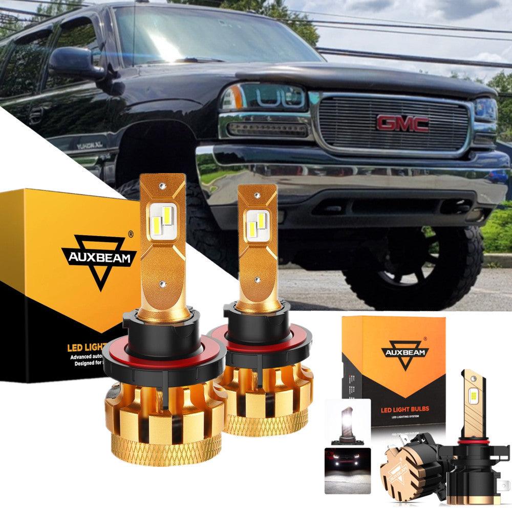 For 2007-2013 Yukon XL 2500 F-16 Plus Series Built-in Canbus Automotive Grade 14000LM LED Light Bulbs High Low Beam Bundle - Auxbeam  – éclairage LED auto