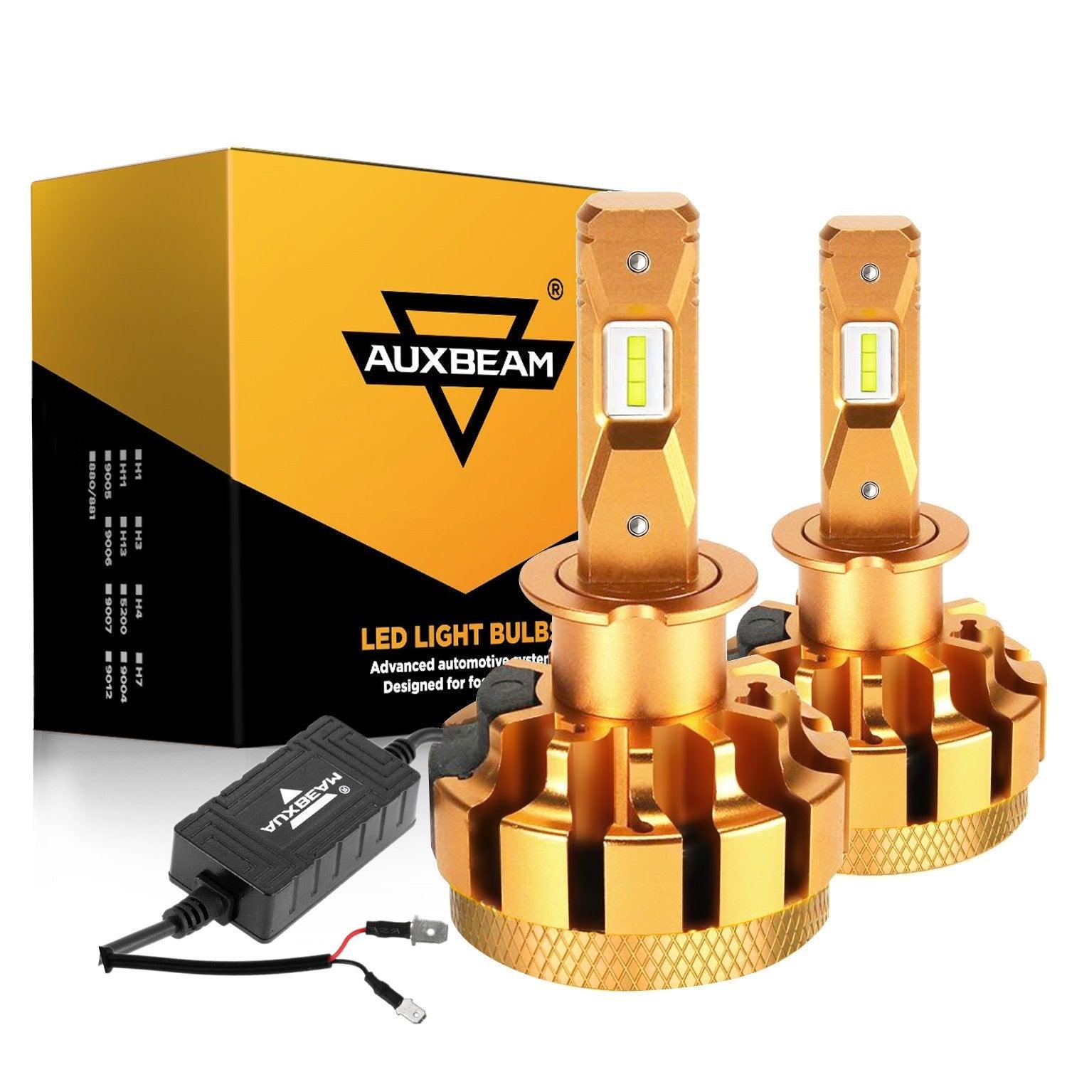 For 2000-2006 Volkswagen Golf F-16 Plus Series Automotive Grade 28000LM Hi-beam/Lo-beam/Fog Light Combo LED Light Bulbs - Auxbeam  – éclairage LED auto