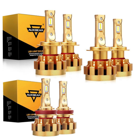 For 2015-2020 VOLKSWAGEN TRANSPORTER T6 (VAN TWIN HEADLAMP) LED High Low Beam F-16 Plus Series Automotive Grade 14000LM - Auxbeam  – éclairage LED auto