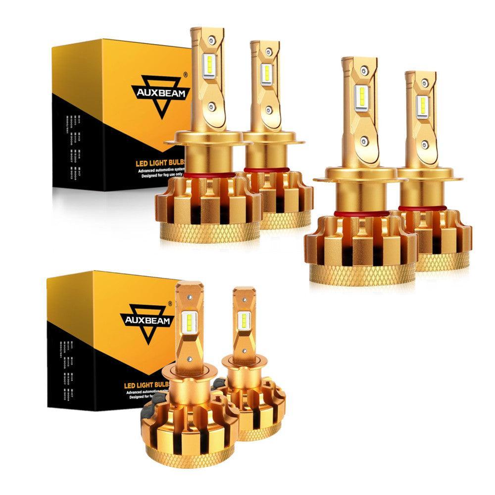 مجموعة مصابيح LED لسيارات فولكس فاجن جولف F-16 Plus موديل 2000-2006، فئة السيارات 28000LM، شعاع عالي/شعاع منخفض/ضوء ضبابي