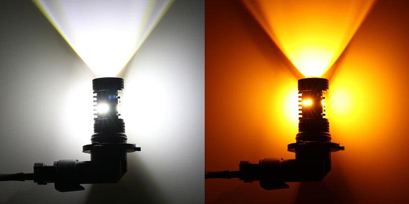 (2pcs/set) White&amp;Amber Switchback Bake/Reverse/Tail Light LED Bulbs with Canbus-Decode