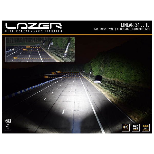 Led bar kit Ford Ranger Raptor (2018+), Lazer Linear 24 Elite - FORZA - PARIS