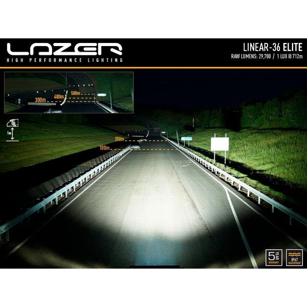 Led bar Lazer Linear 36 Elite - Straight / 98 cm / 308W