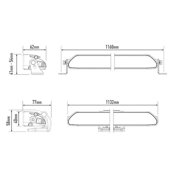 Led bar Lazer Linear 42 Elite - Straight / 113 cm / 355W