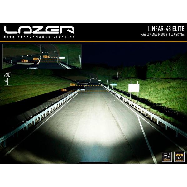 Led bar Lazer Linear 48 Elite - Straight / 128cm / 364W