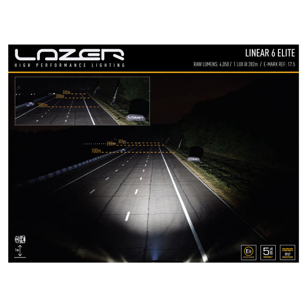 Led bar Lazer Linear 6 Elite - Straight / 22 cm / 36W