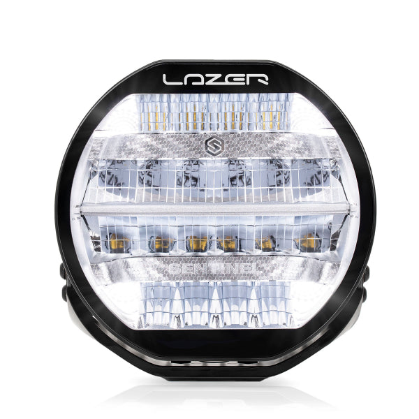 Auxiliary light Lazer Sentinel 9" Standard Chrome - Round / 23 cm / 87 W