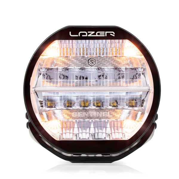 Auxiliary light Lazer Sentinel 9" Standard Chrome - Round / 23 cm / 87 W