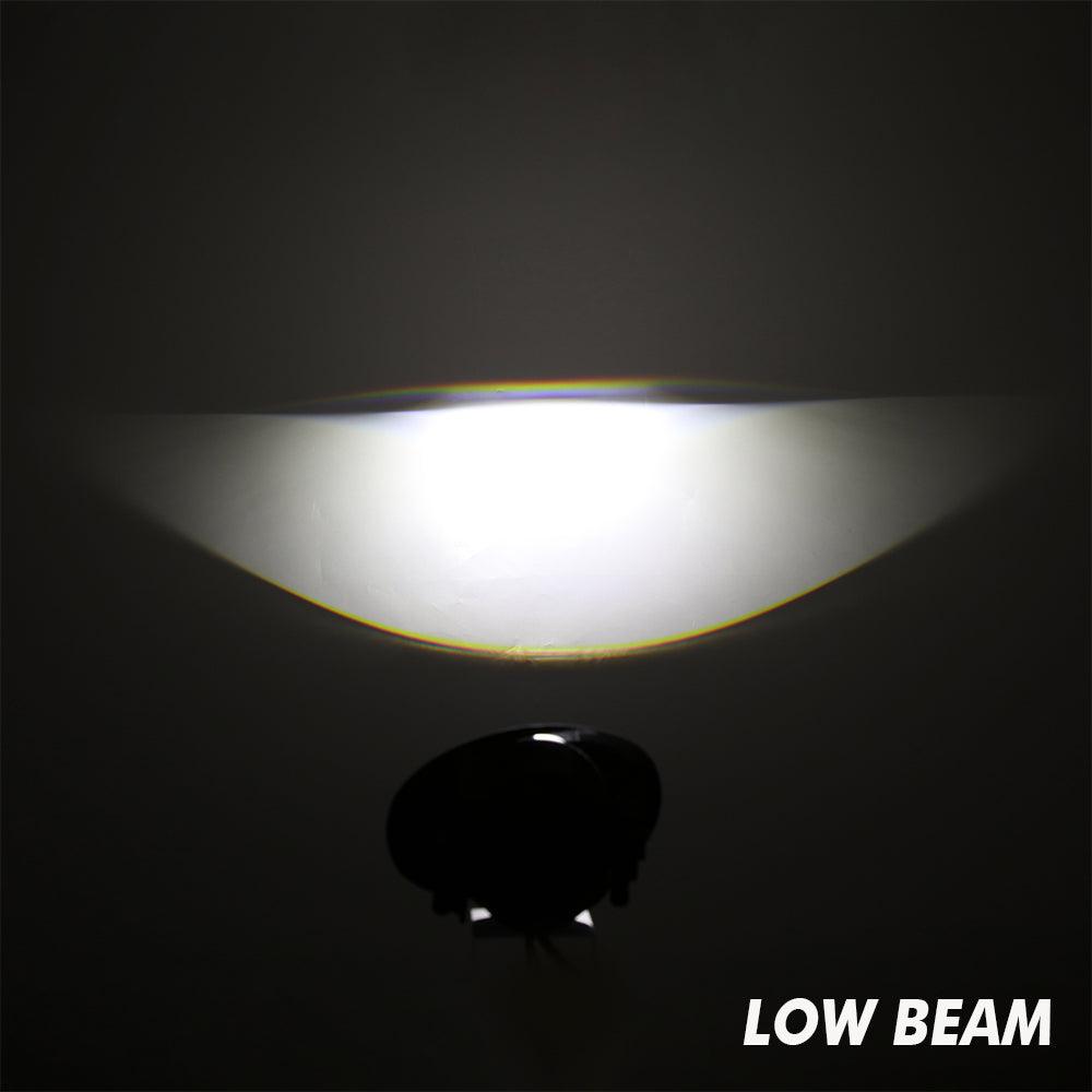 عدسة عرض ثنائية LED 70 واط، مقاس 2 بوصة، ضوء ضبابي عالي الوضوح 6000 كلفن، لسيارة تويوتا/هوندا | قطعتان/مجموعة