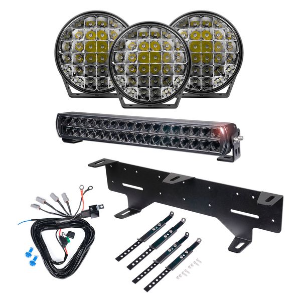 Auxiliary light kit Purelux WRC 1, 741 W / 58 000 lm