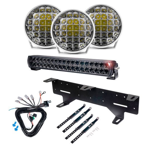 Auxiliary light kit Purelux WRC 1, 741 W / 58 000 lm