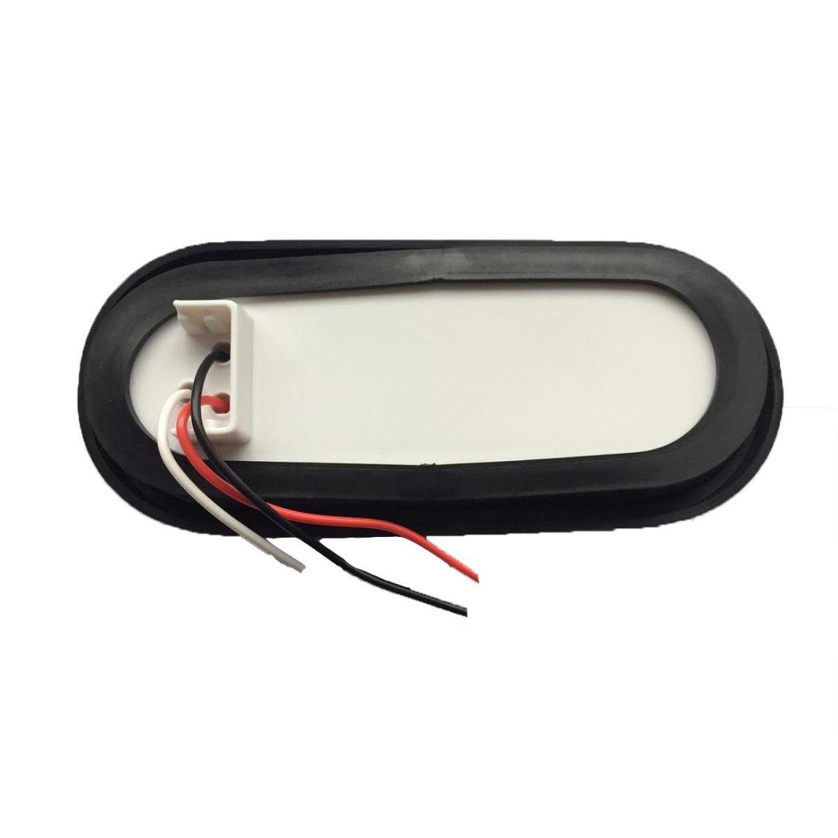 (قطعتان/مجموعة) مصابيح إشارة التوقف/الانعطاف الجانبية البيضاوية مقاس 6 بوصات