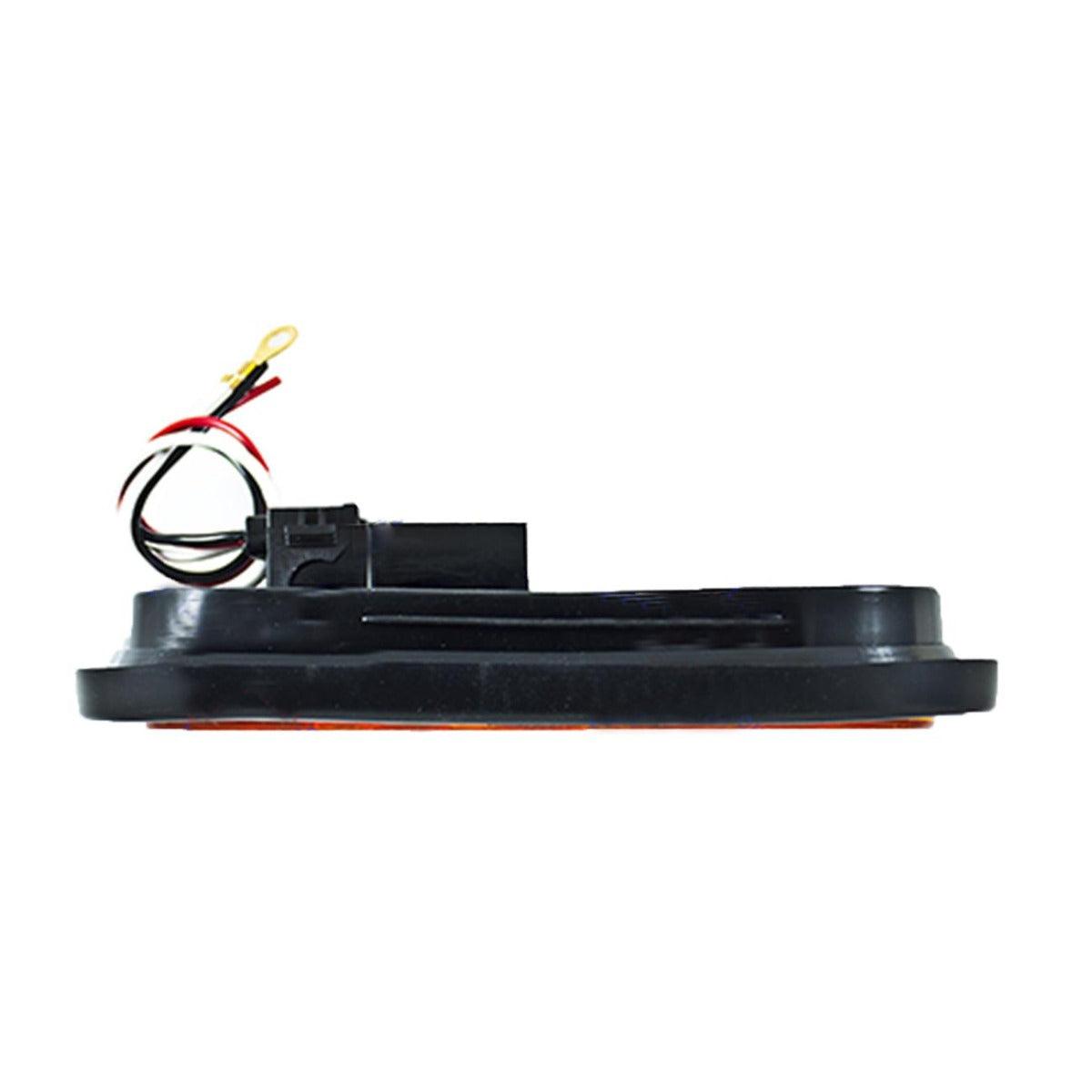 (قطعتان/مجموعة) مصابيح إشارة التوقف/الانعطاف الجانبية البيضاوية مقاس 6 بوصات