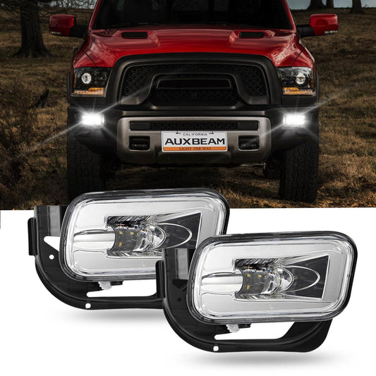 (2pcs/set) 36W LED Fog Light for Dodge Ram 1500 2009-2012 Dodge Ram 2500/3500 2010-2018 (Chrome)
