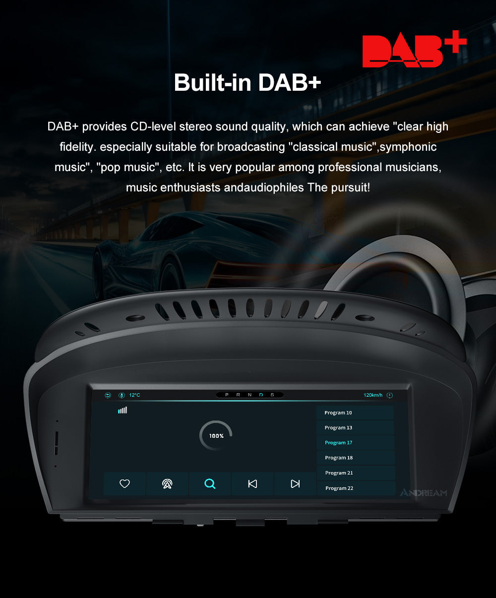 Android 13 8 Core Lecteur Multimedia Auto Pour BMW 3 5 Series