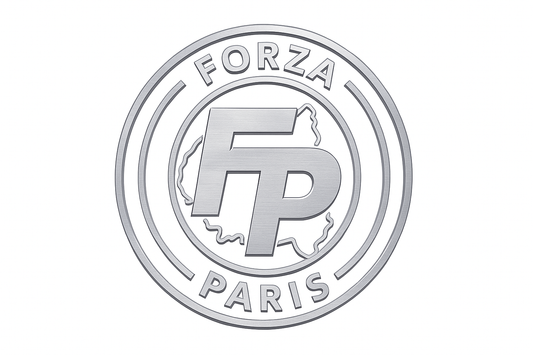 شعار فورزا باريس الإصدار الفضي – ملصق مميز (8×8، 20×20، 30×30 سم)