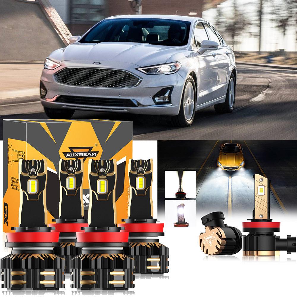 For 2018-2020 Ford Fusion H11 LED Headlight Bulbs Bundle - Auxbeam  – éclairage LED auto