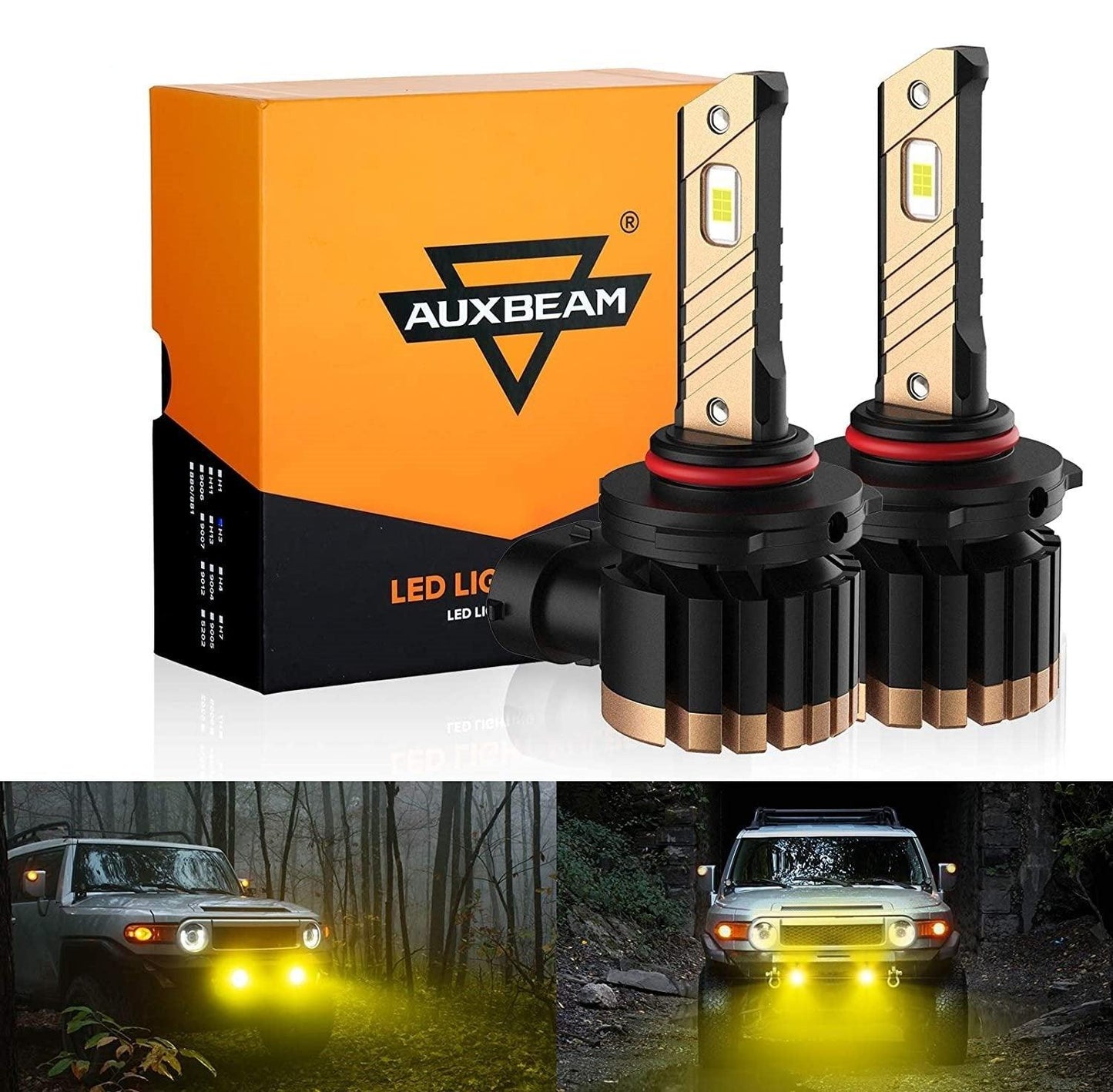 For 2007-2019 Chevrolet Silverado 2500 HD F-16 Plus Series Built-in Canbus Automotive Grade 14000LM LED Light Bulbs High Low Beam Bundle - Auxbeam  – éclairage LED auto